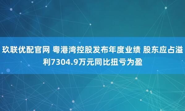 玖联优配官网 粤港湾控股发布年度业绩 股东应占溢利7304.9万元同比扭亏为盈
